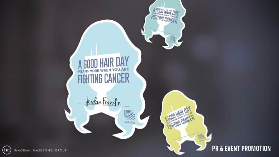 Clings , print- a good hair day – Fighting Cancer – hairtostay