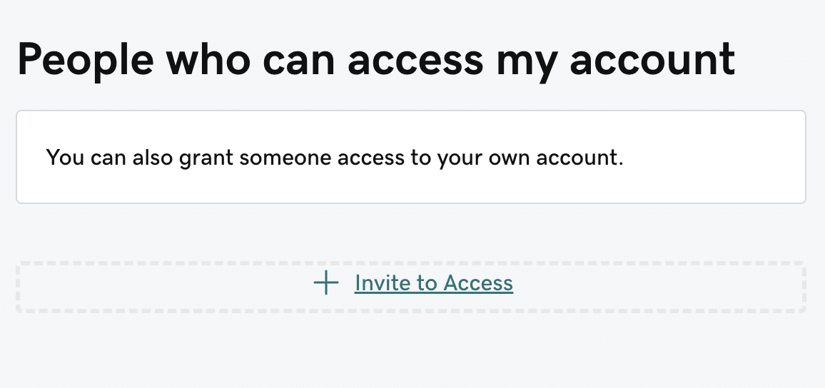 Invite To Access